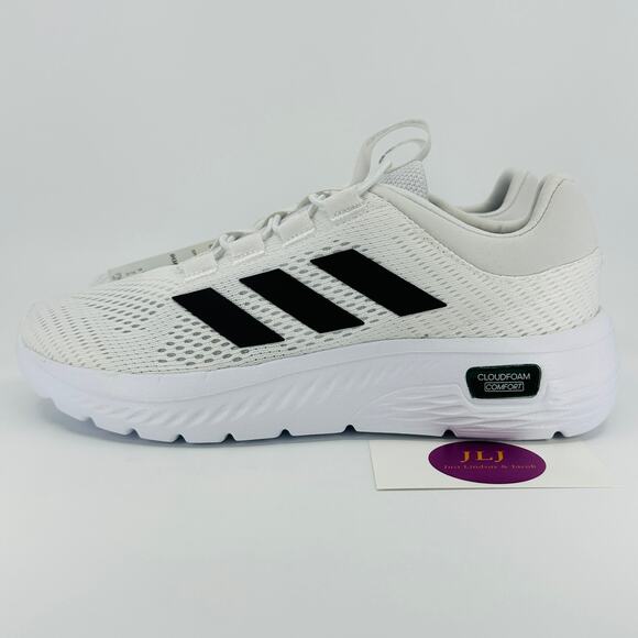 Adidas Men's Cloudfoam Comfy EL Casual Slip On Sneakers White IH3610 Size 7.5 - Picture 5 of 12